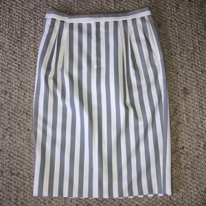Marc Jacobs white and gray pencil skirt